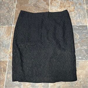 Cleo Black Pencil Skirt Knee-Length Work